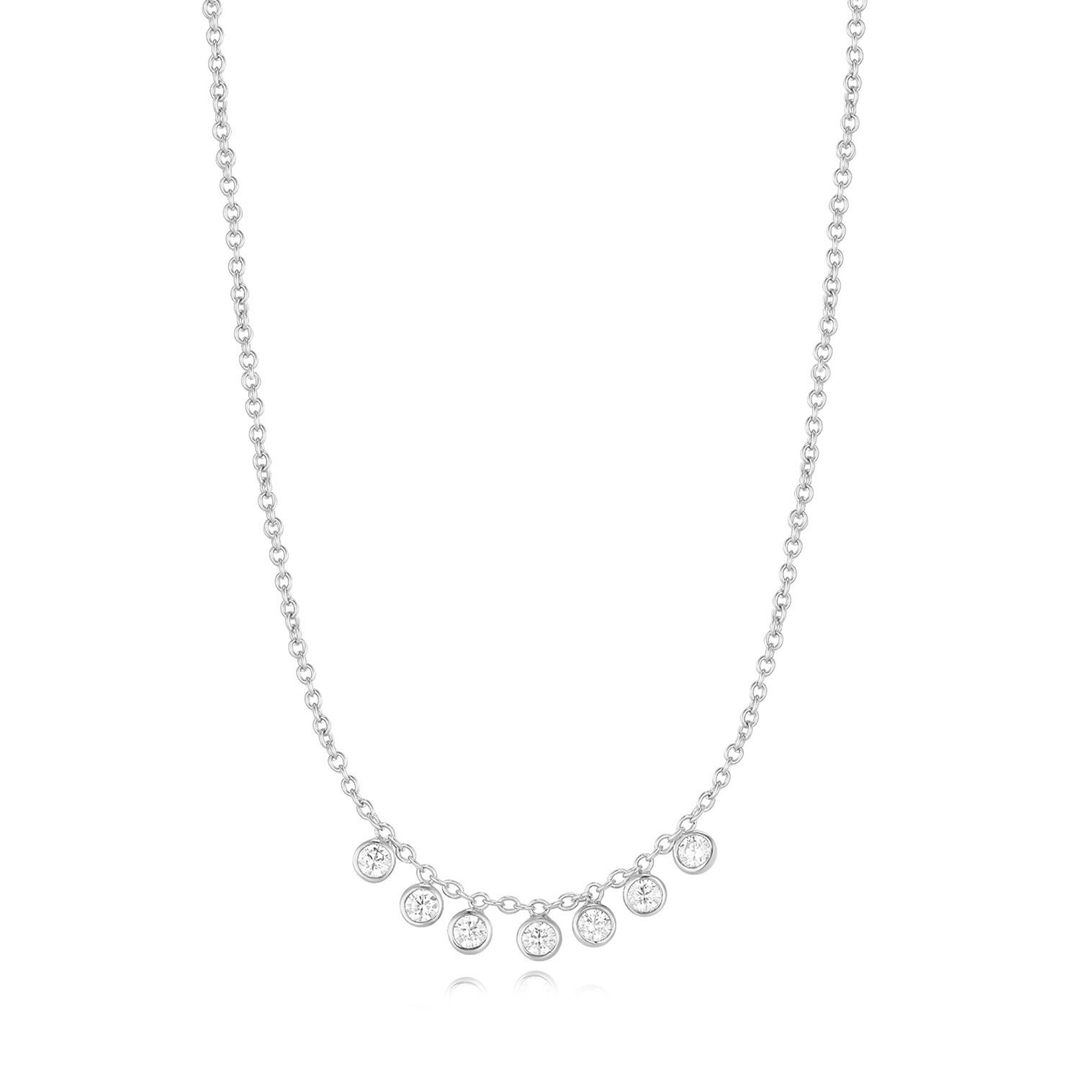 Multi Bezel Set Necklace - okonii