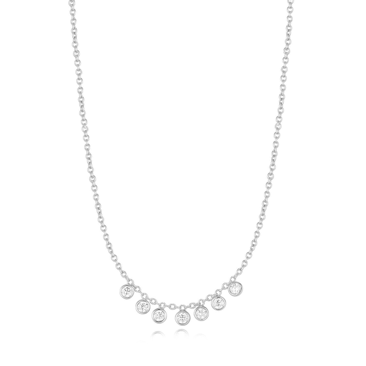 Multi Bezel Set Necklace - okonii