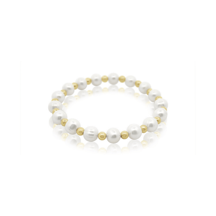 Pearl Stretch Bracelet - okonii