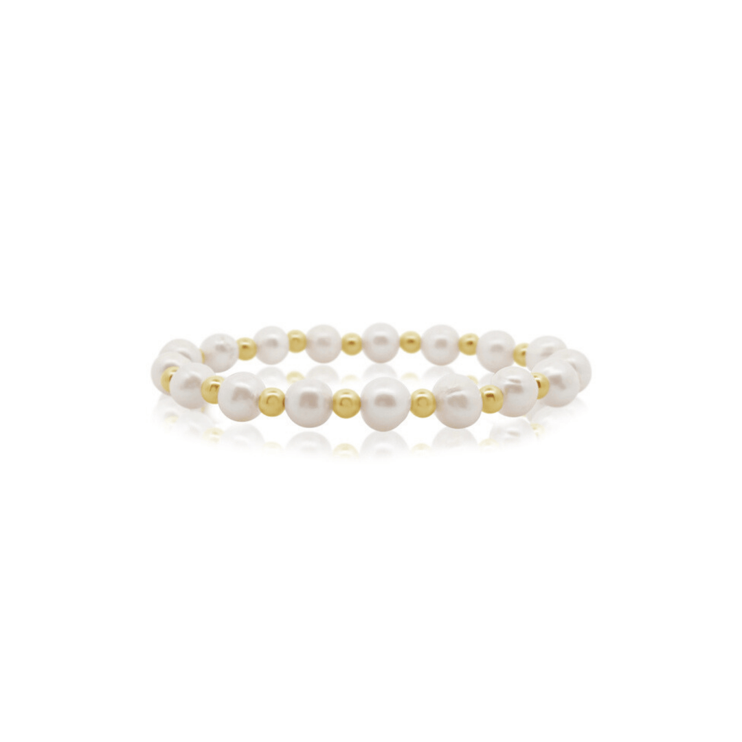 Pearl Stretch Bracelet - okonii