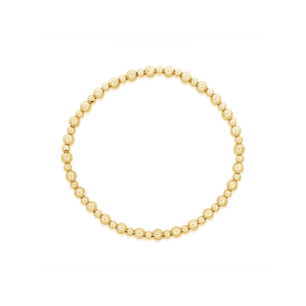 Gold Filled Stretch Bracelet - okonii