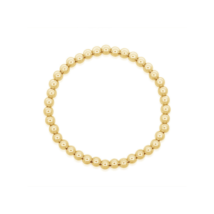 Gold Filled 5mm Stretch Bracelet - okonii