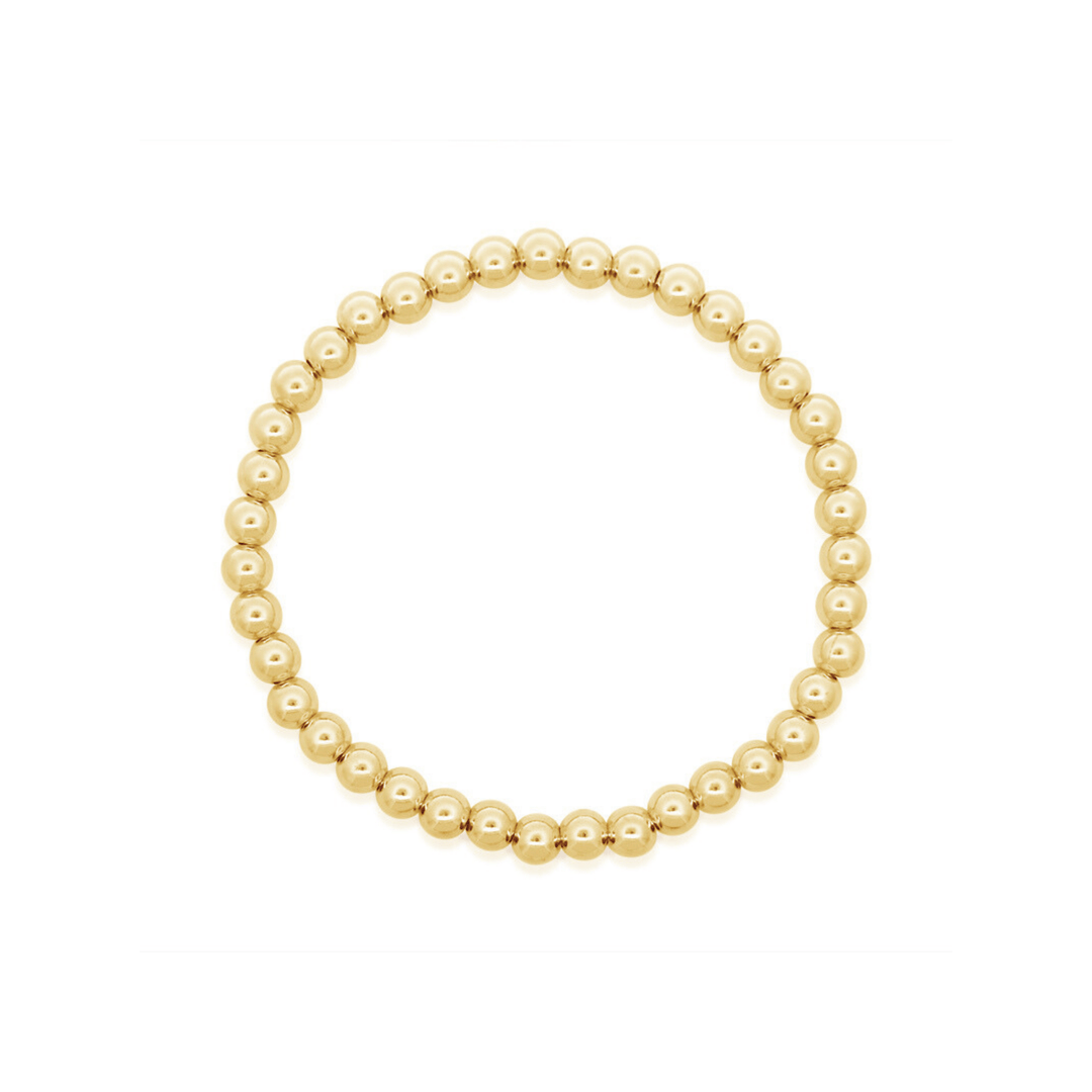 Gold Filled 4mm Stretch Bracelet - okonii