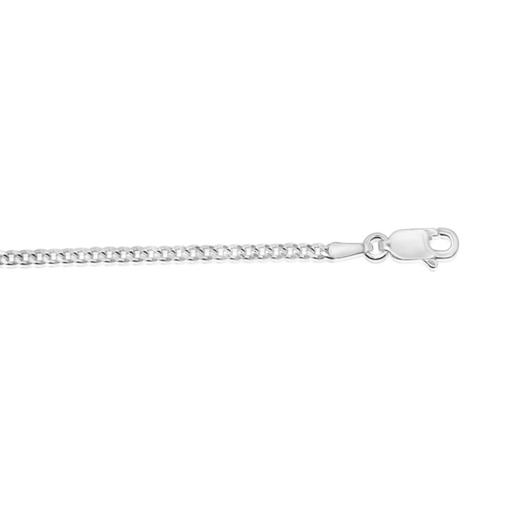 Silver Curb Anklet - okonii