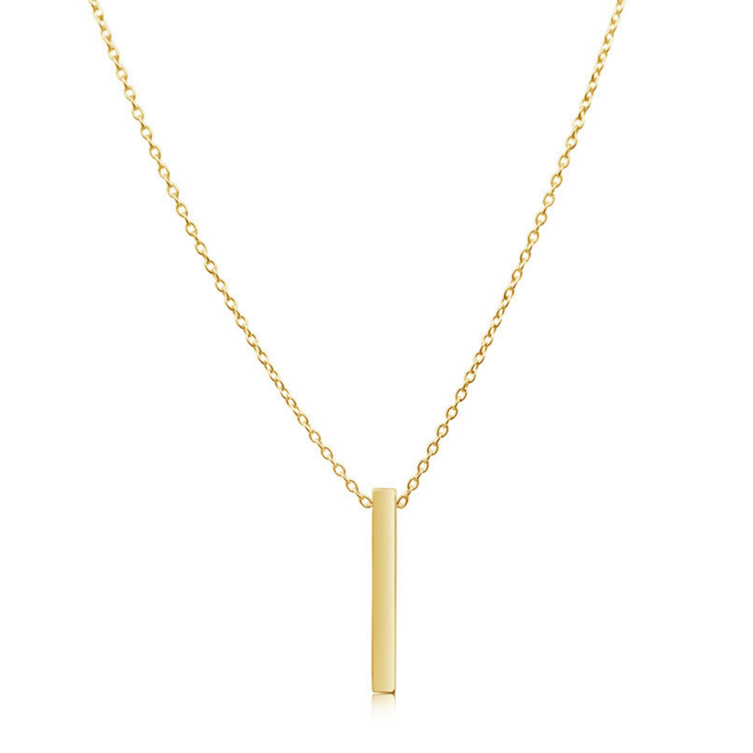 Vertical Bar Necklace - okonii