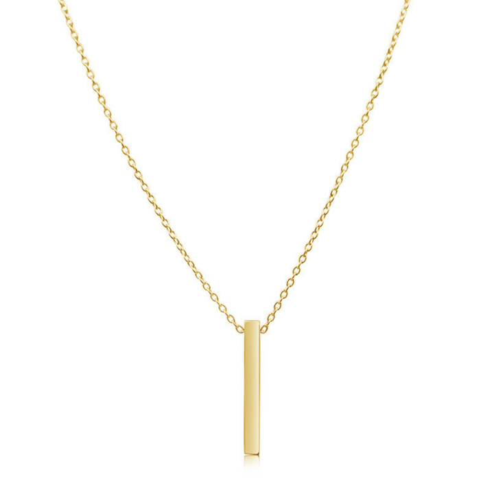 Vertical Bar Necklace - okonii