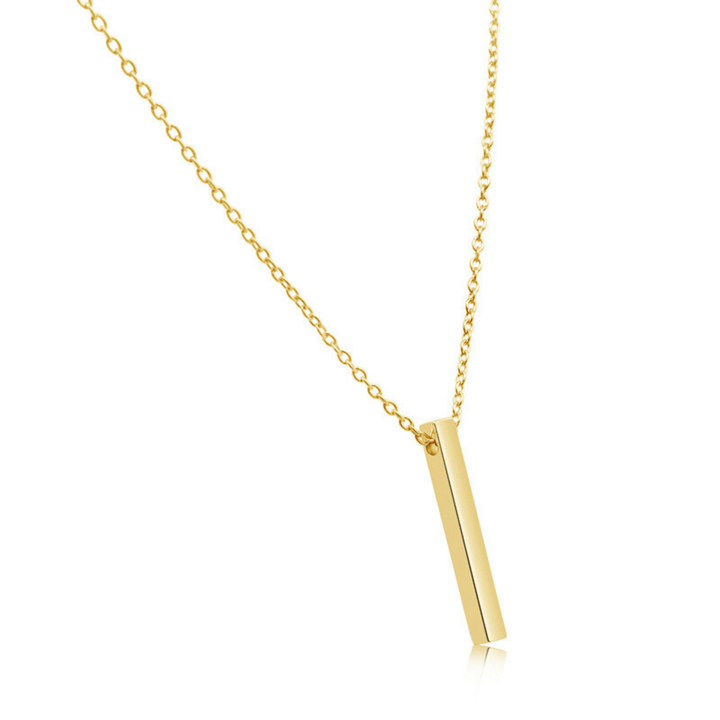 Vertical Bar Necklace - okonii