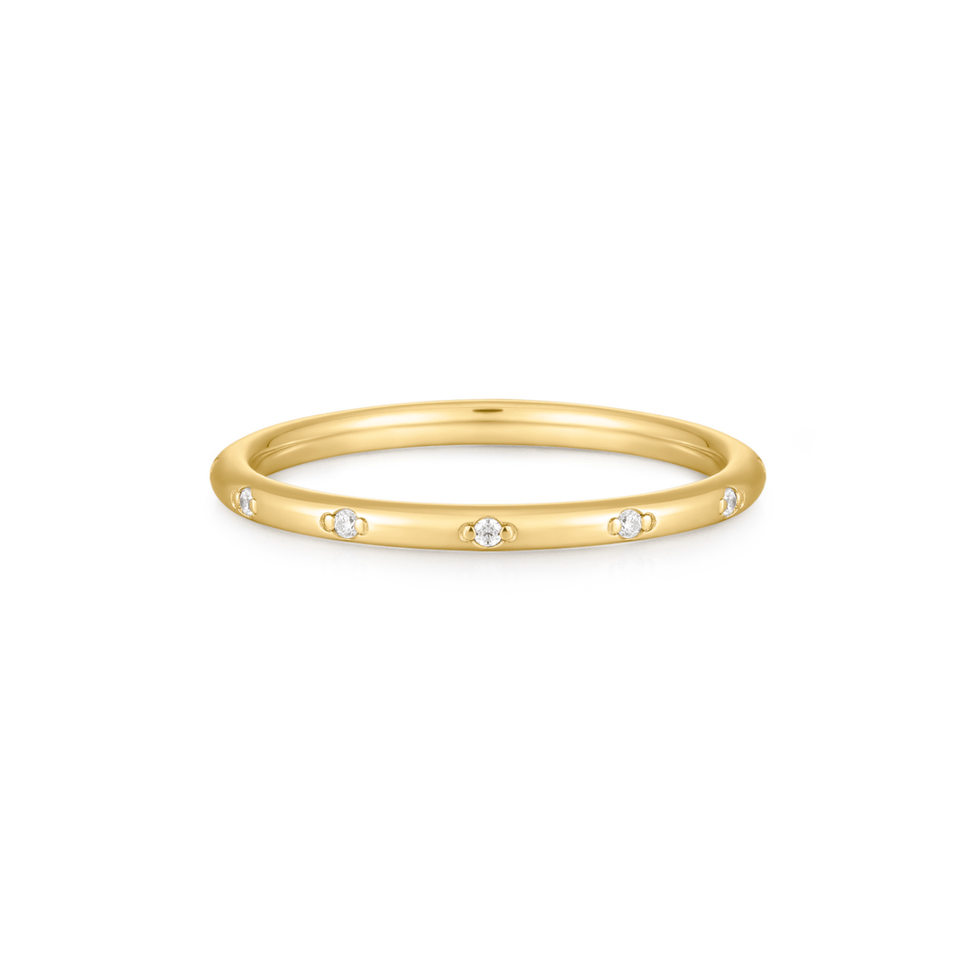 Studded Stacking Ring - okonii